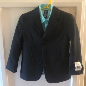 Little boys jacket, shirt and matching pants